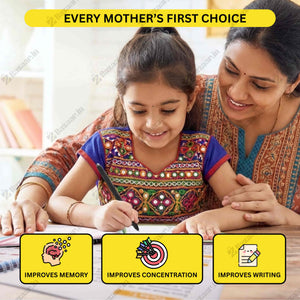 Magic Practice Book (4 BOOKS,1 PEN,1 GRIP,10 REFILL)